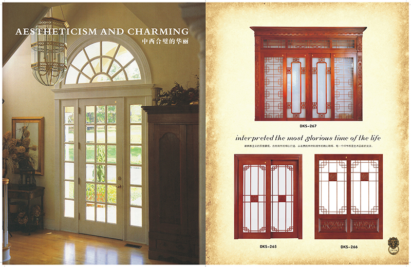 泉生楼梯实木门案例