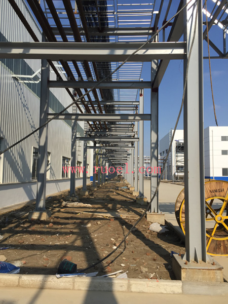 管道工程 管廊安装 管廊安装 化工厂管道用管廊安装 ,主体为200h型
