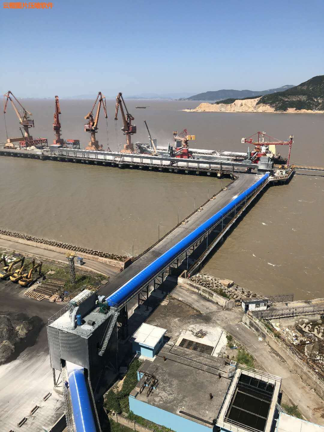 温州万大利项目，带宽2米、带式输送机3条