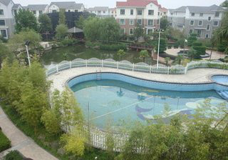 西安瑞海清洁公司的景观池