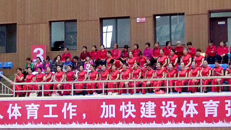 参加重庆市老年人柔力球比赛的龙水各队（3）