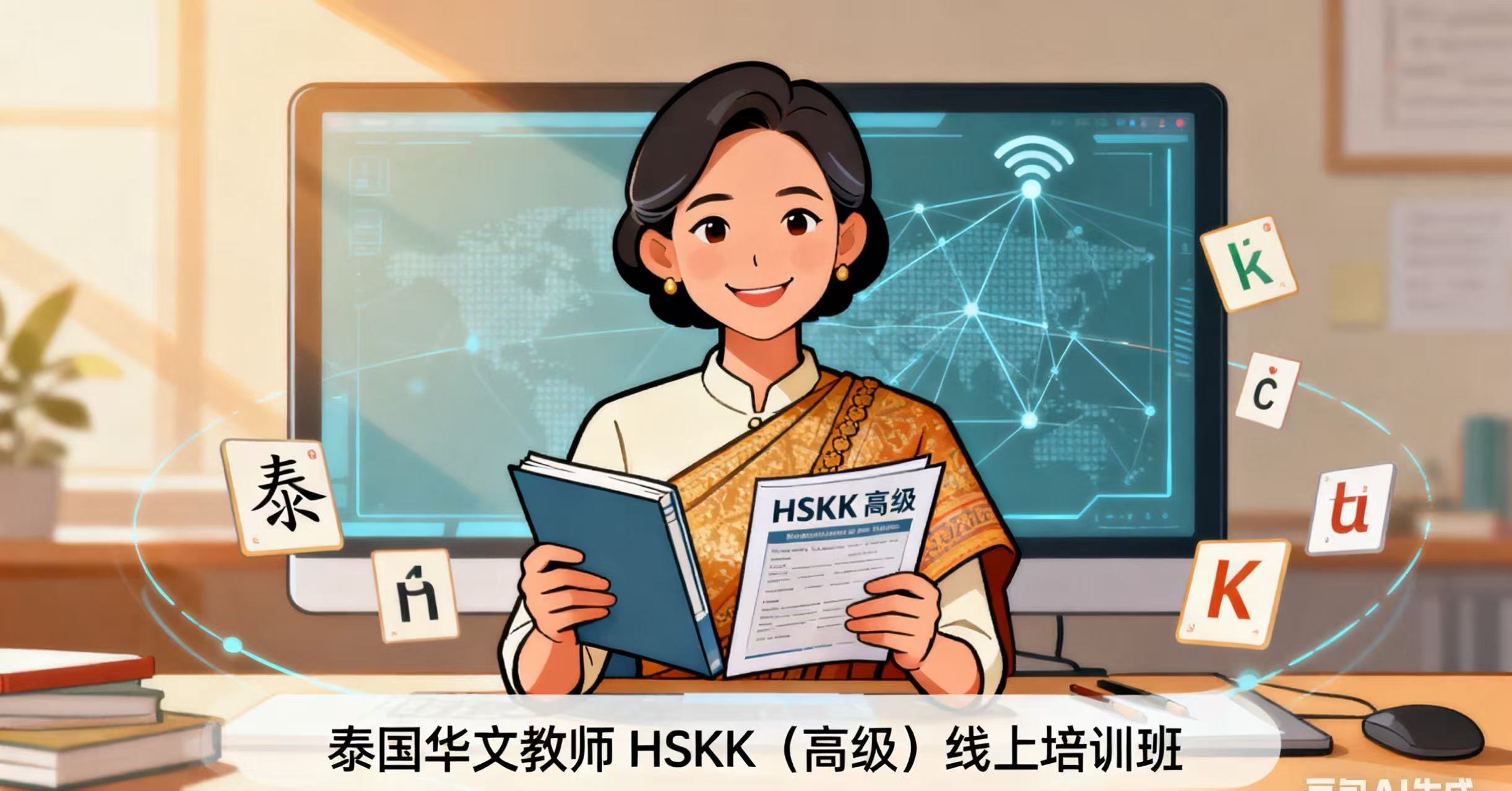 泰国华文教师 HSKK（高级） 线上培训班