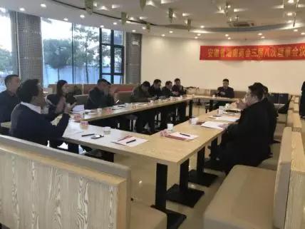 安徽省湖南商会三届八次理事会会议报道