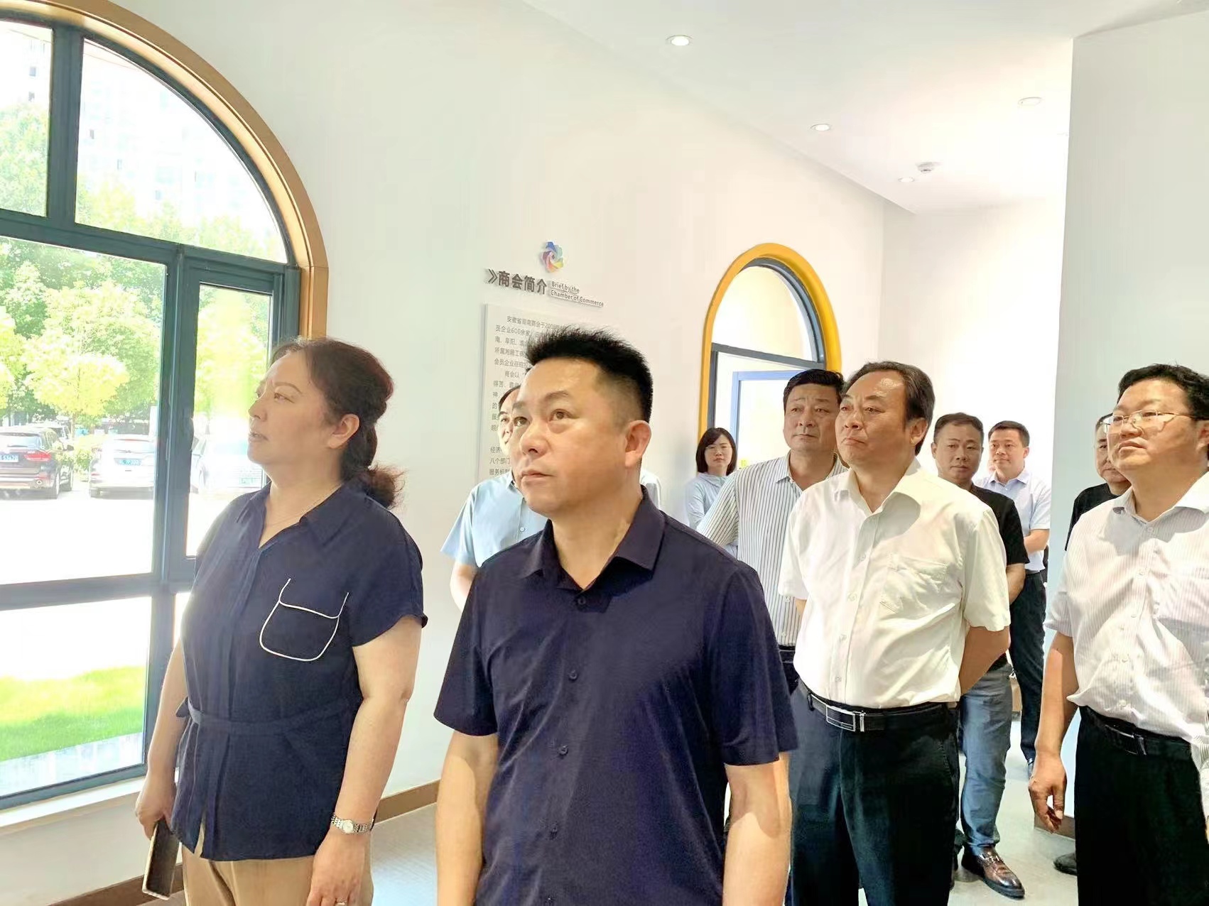 寿县人民政府孙奇志县长一行莅临安徽省湖南商会考察调研