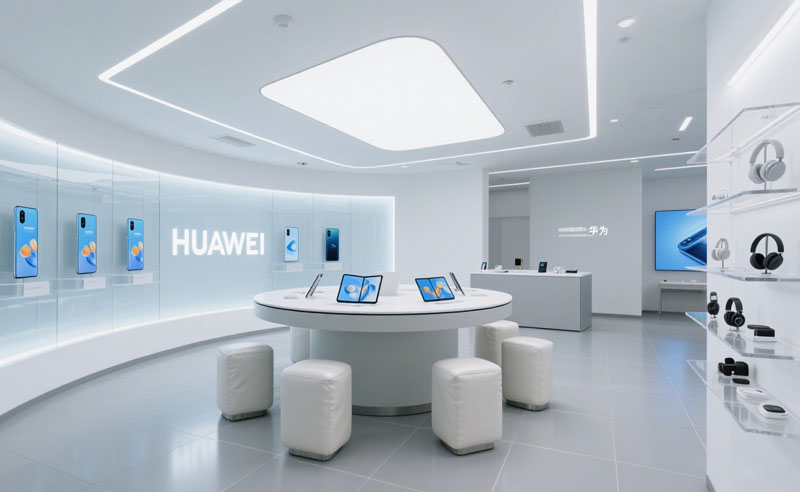 华为店面图