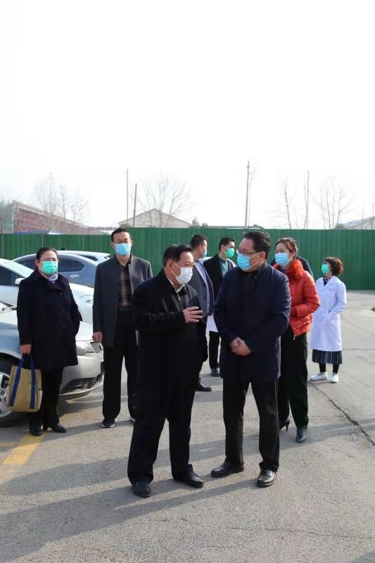 李克学同志来我院检查疫情防控安全生产等工作