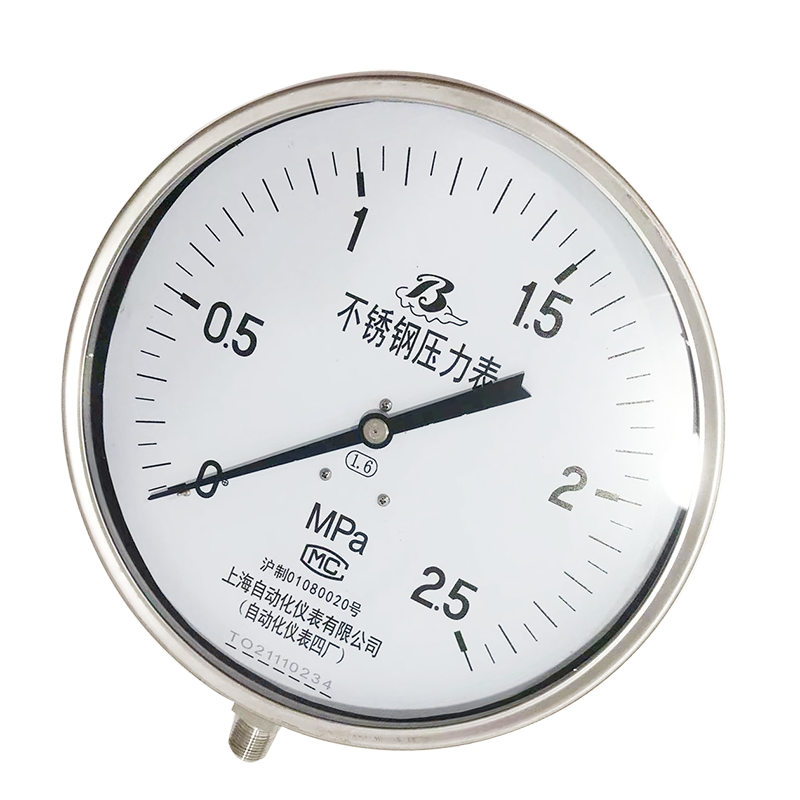 不銹鋼壓力表表盤直徑250MM