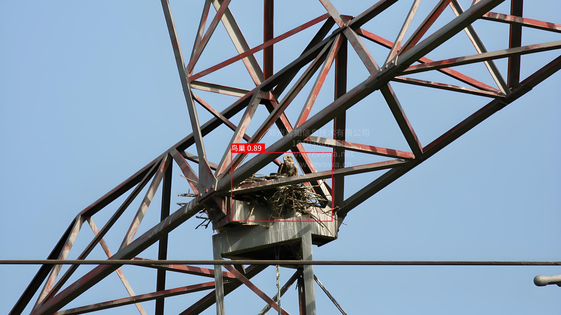自动识别电线杆鸟巢系统